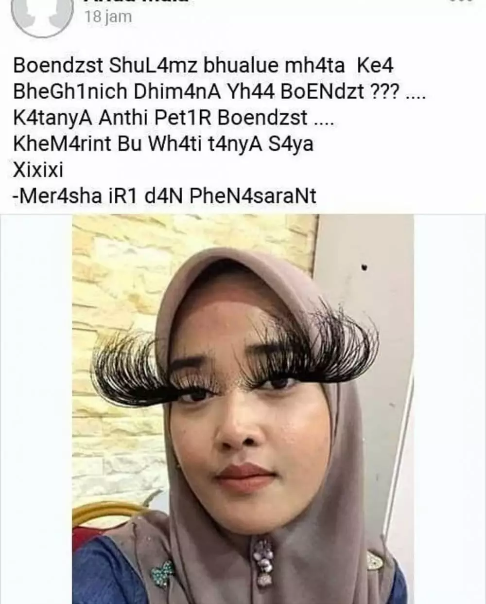 pakai barang super besar © Instagram