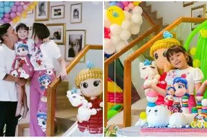 8 Potret perayaan ulang tahun Gempi ke-6, meriah maksimal