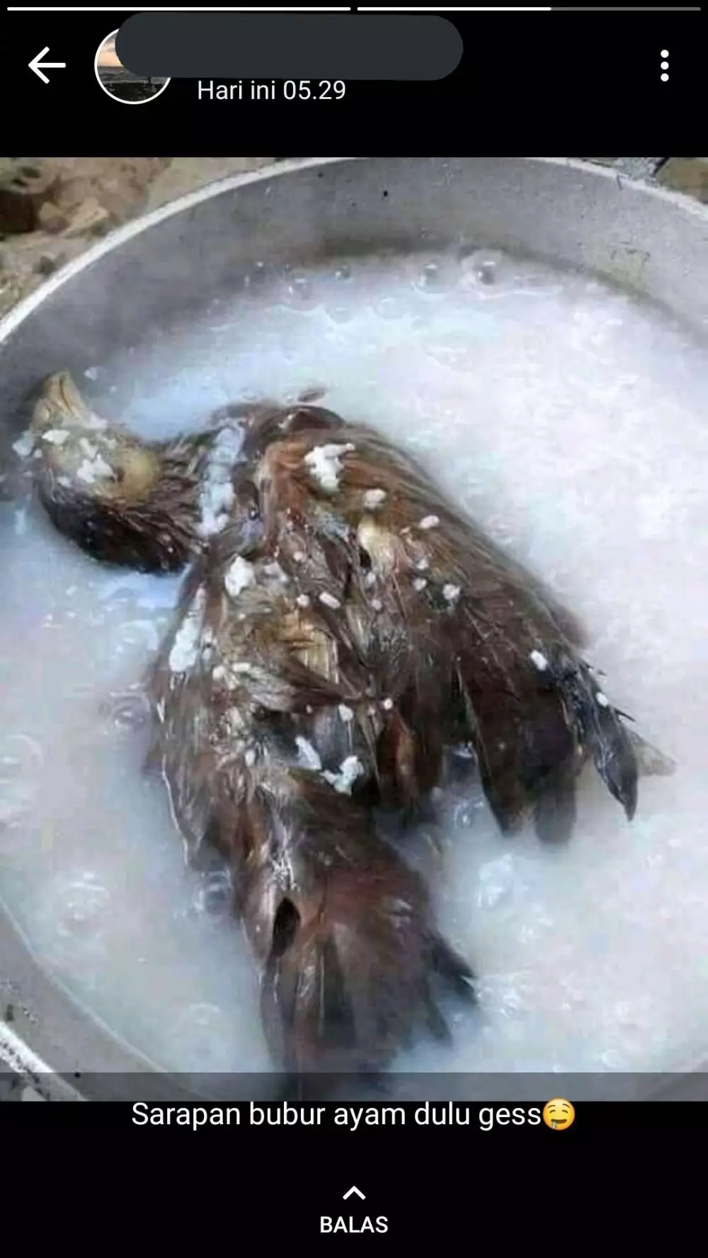 Status WA pamer makanan © Twitter Status WA pamer makanan © Twitter