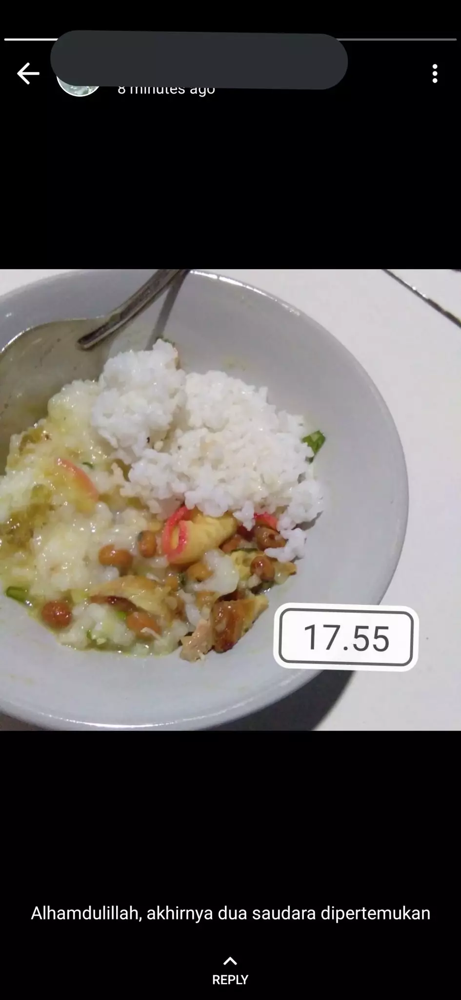 Status WA pamer makanan © Twitter Status WA pamer makanan © Twitter