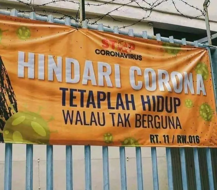 tulisan di pagar lucu © 2021 brilio.net