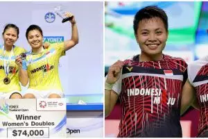 8 Momen kemenangan Greysia Polii dan Apriyani Rahayu di Thailand Open
