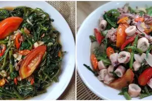 10 Resep kreasi tumis kangkung, sehat dan murah meriah