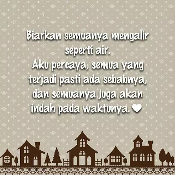 Kata bijak air mengalir © Instagram