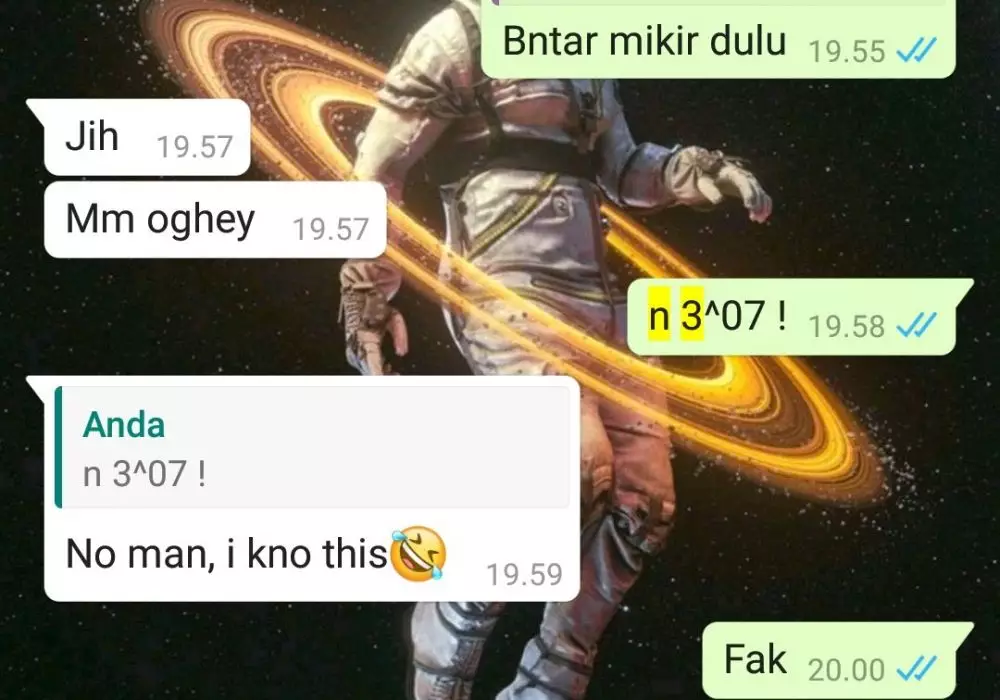 Balasan chat gombalin pacar © berbagai sumber