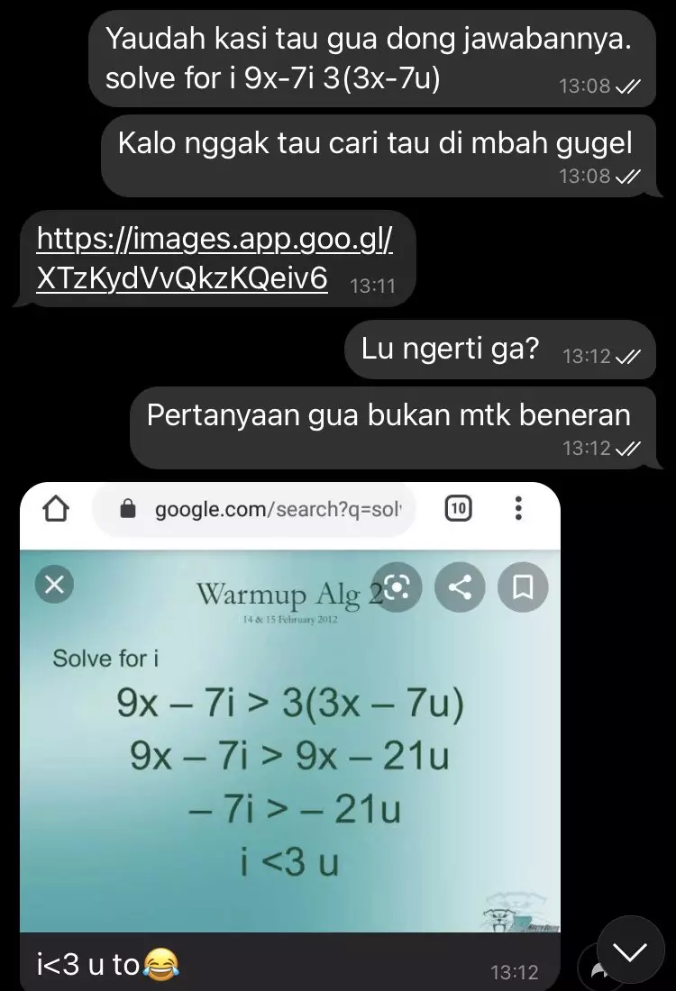 Balasan chat gombalin pacar © berbagai sumber