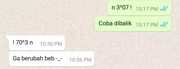 Balasan chat gombalin pacar © berbagai sumber