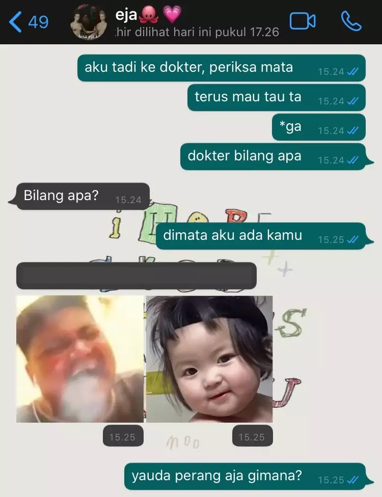Balasan chat gombalin pacar © berbagai sumber