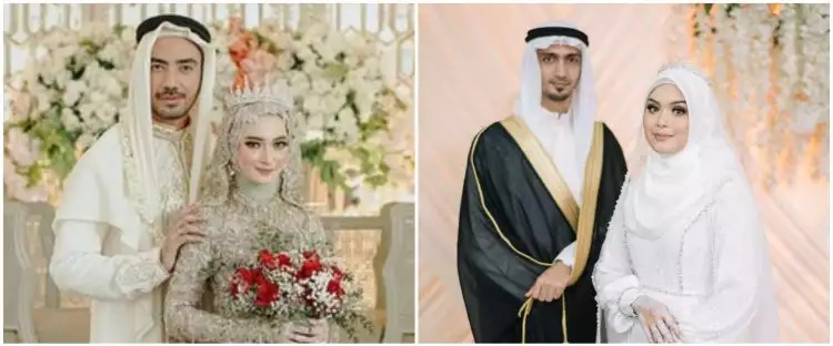 Momen pernikahan 7 seleb bernuansa Arab, auranya kian terpancar