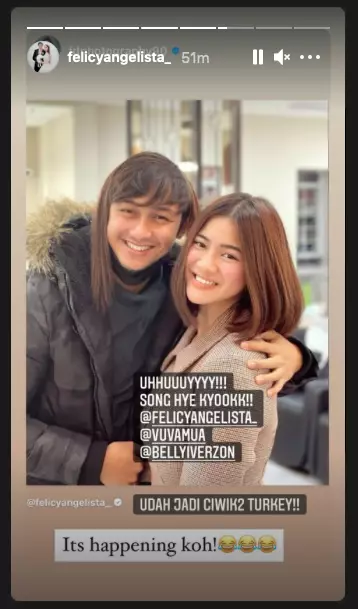 Rambut pendek Felicya  © 2021 brilio.net