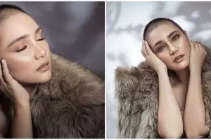 10 Pemotretan Feby Febiola dengan kepala plontos, tuai pujian