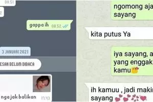 8 Chat orang nggak konsisten ngajak putus ini bikin gagal paham