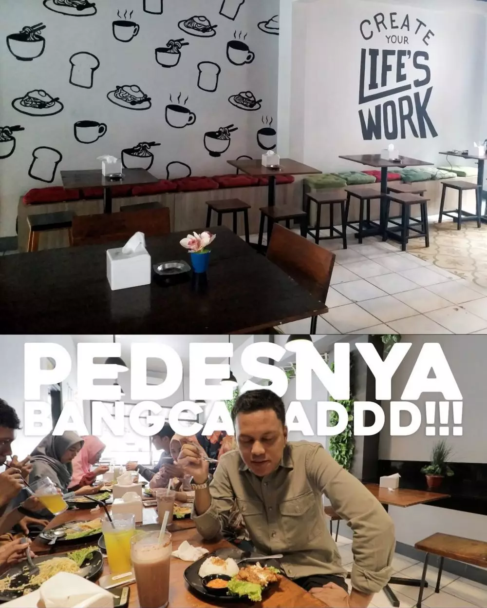 Potret restoran milik youtuber © 2021 brilio.net