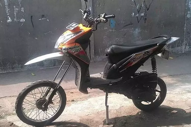modifikasi motor tinggi Instagram
