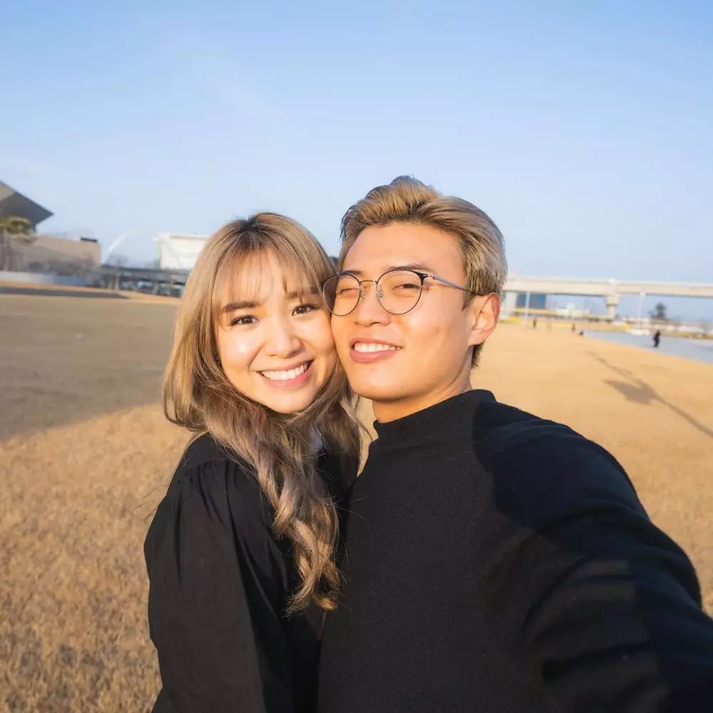 potret manis jang hansol dan kekasih © berbagai sumber