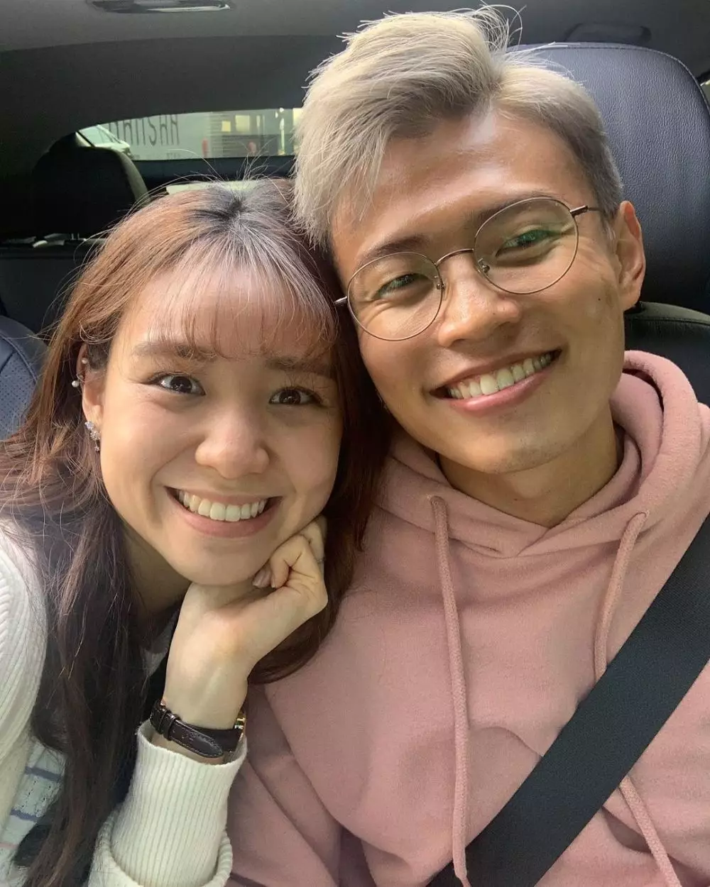 potret manis jang hansol dan kekasih © berbagai sumber