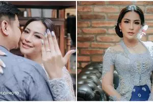 8 Momen lamaran pedangdut Nabilla Gomes, khidmat dan penuh rasa haru