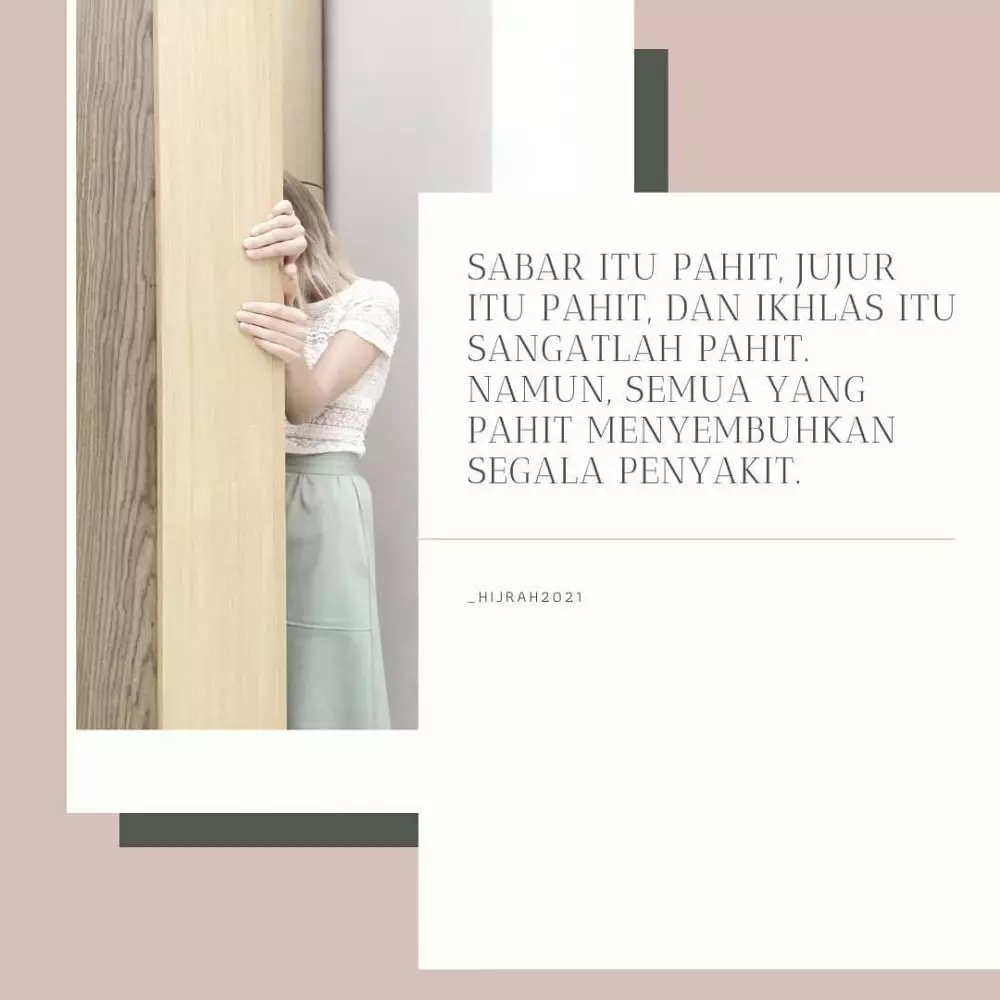 kata mutiara ikhlas menerima kenyataan Instagram © 2021 brilio.net