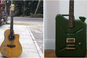 10 Kreasi gitar unik ala warganet ini bikin nyengir kuda