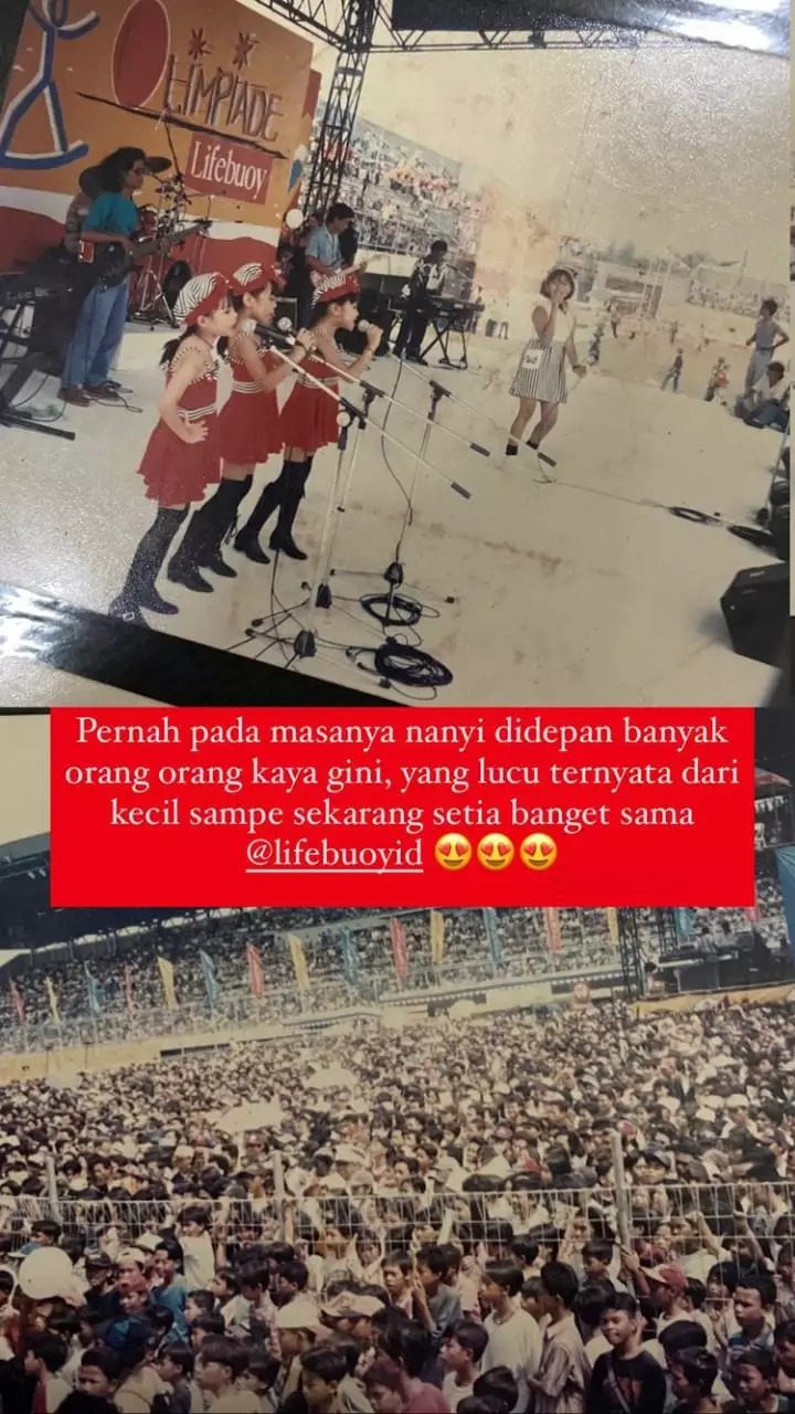 masa kecil enno lerian © Instagram masa kecil enno lerian © Instagram