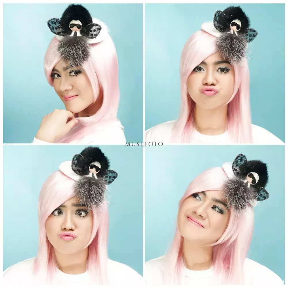 gaya rambut Felicya © Instagram