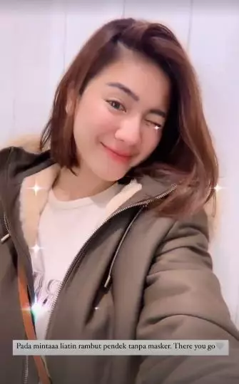 gaya rambut Felicya © Instagram