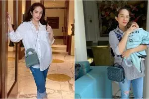 Gaya rambut anaknya dinyinyiri, ini respons santai Ussy Sulistiawaty