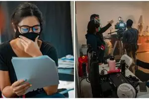 10 Potret Dian Sastrowardoyo jadi sutradara, pengalaman pertama