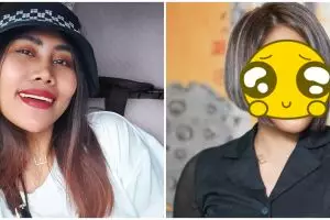 Di-make over Ivan Gunawan, ini 7 potret Evi Masamba dengan rambut baru