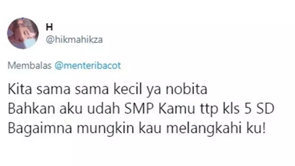 cuitan lucu warganet nobita nikah © Twitter cuitan lucu warganet nobita nikah © Twitter