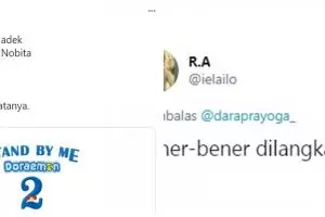 10 Cuitan lucu warganet usai Nobita & Shizuka menikah di Stand by Me