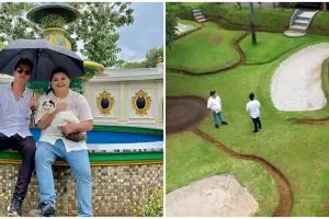 10 Potret fasilitas rumah mewah Aleta Molly, ada lapangan golf