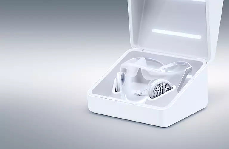 Masker dengan teknologi canggih © 2021 brilio.net Masker dengan teknologi canggih © 2021 brilio.net