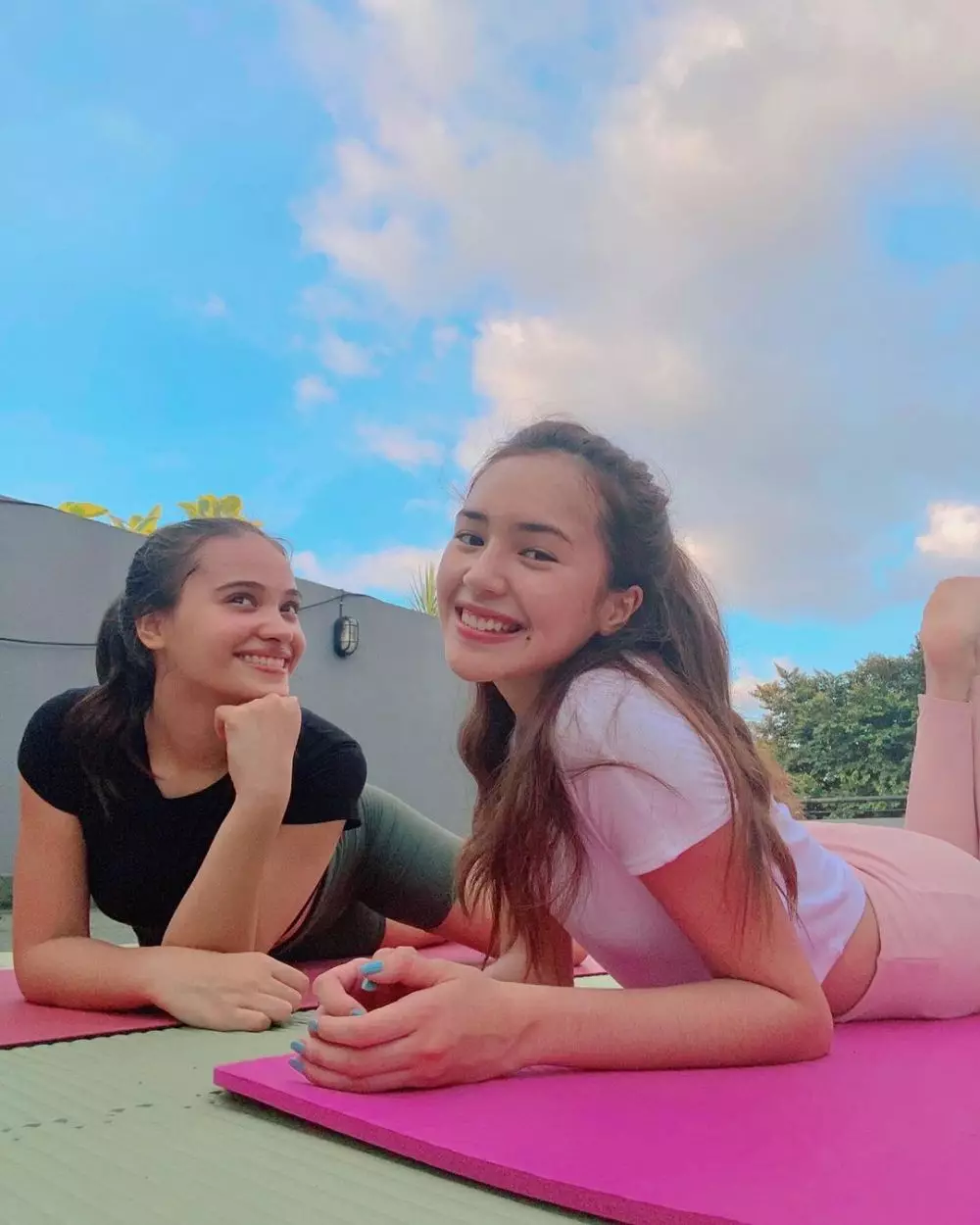 persahabatan Beby Tsabina dan Aurora Ribero © 2021 brilio.net