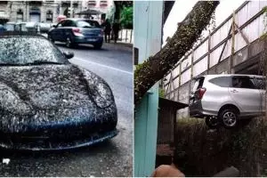 20 Momen apes saat parkir sembarangan ini bikin tepuk jidat