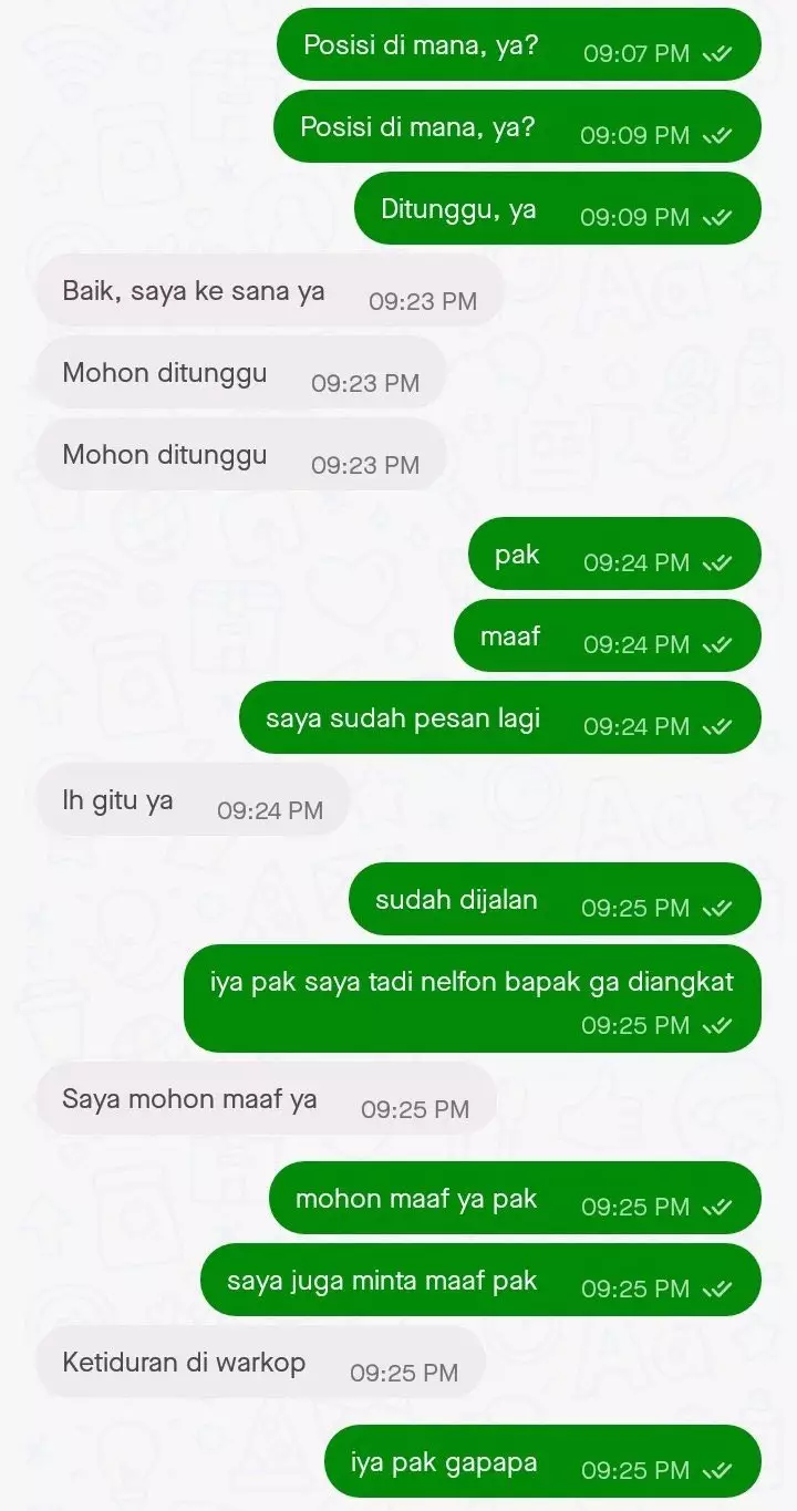 alasan lucu tunggu ojek online © berbagai sumber alasan lucu tunggu ojek online © berbagai sumber