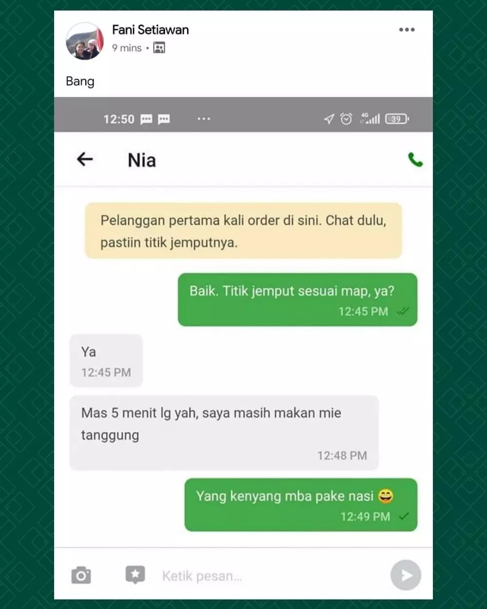 alasan lucu tunggu ojek online © berbagai sumber alasan lucu tunggu ojek online © berbagai sumber