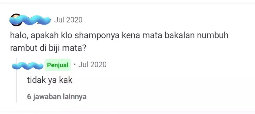 Tanya jawab olshop kuras kesabaran © Twitter