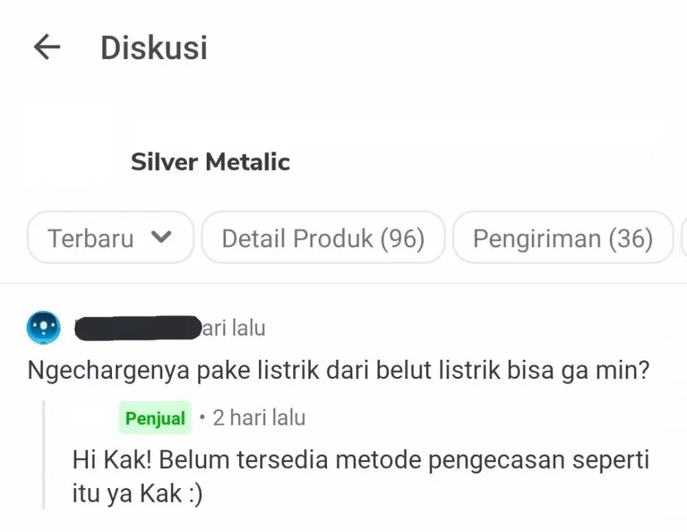 Tanya jawab olshop kuras kesabaran © Twitter