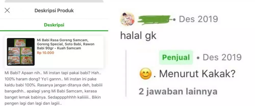 Tanya jawab olshop kuras kesabaran © Twitter