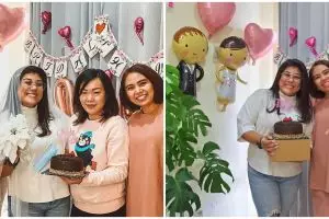 8 Momen seru bridal shower Regina Ivanova, dihadiri sahabat