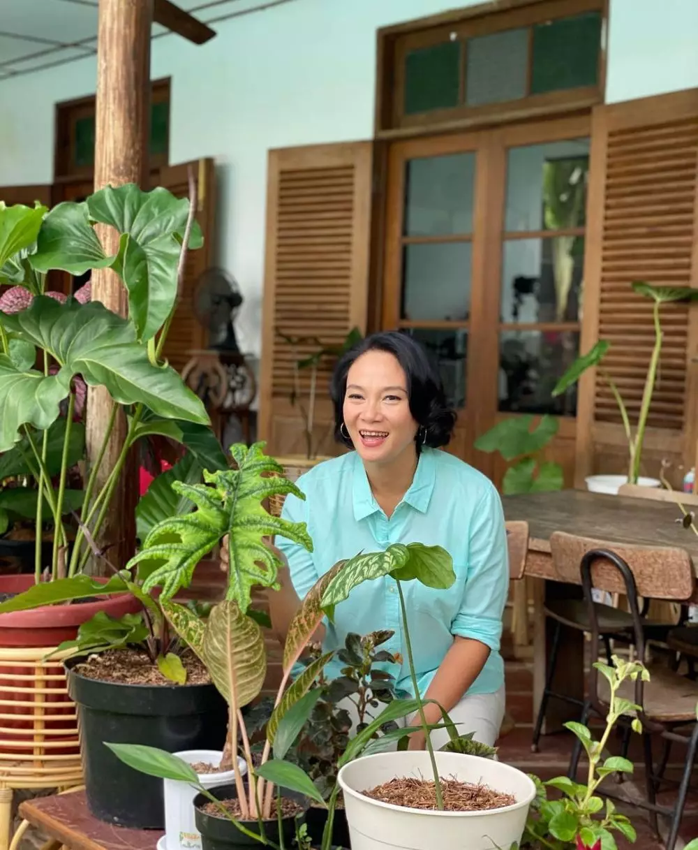 Potret koleksi tanaman Dian Nitami Instagram