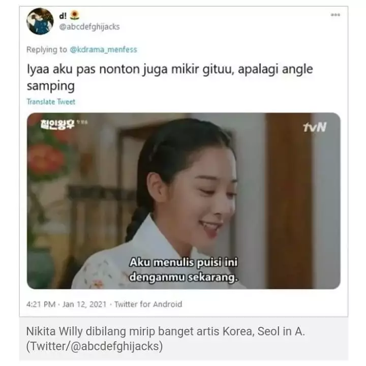 kemiripan Seol In-ah dan Nikita Willy Instagram © 2021 brilio.net