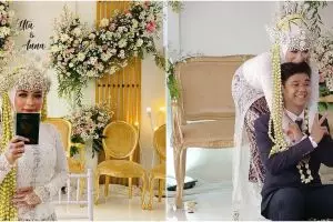 10 Momen Uta adik Billy Syahputra menikah, penuh kebahagiaan