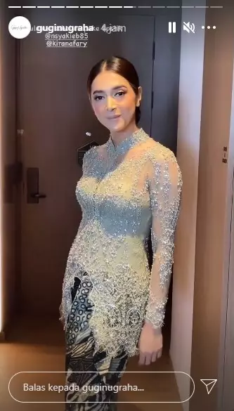 Nabila Syakieb di lamaran Ali Syakieb © Instagram