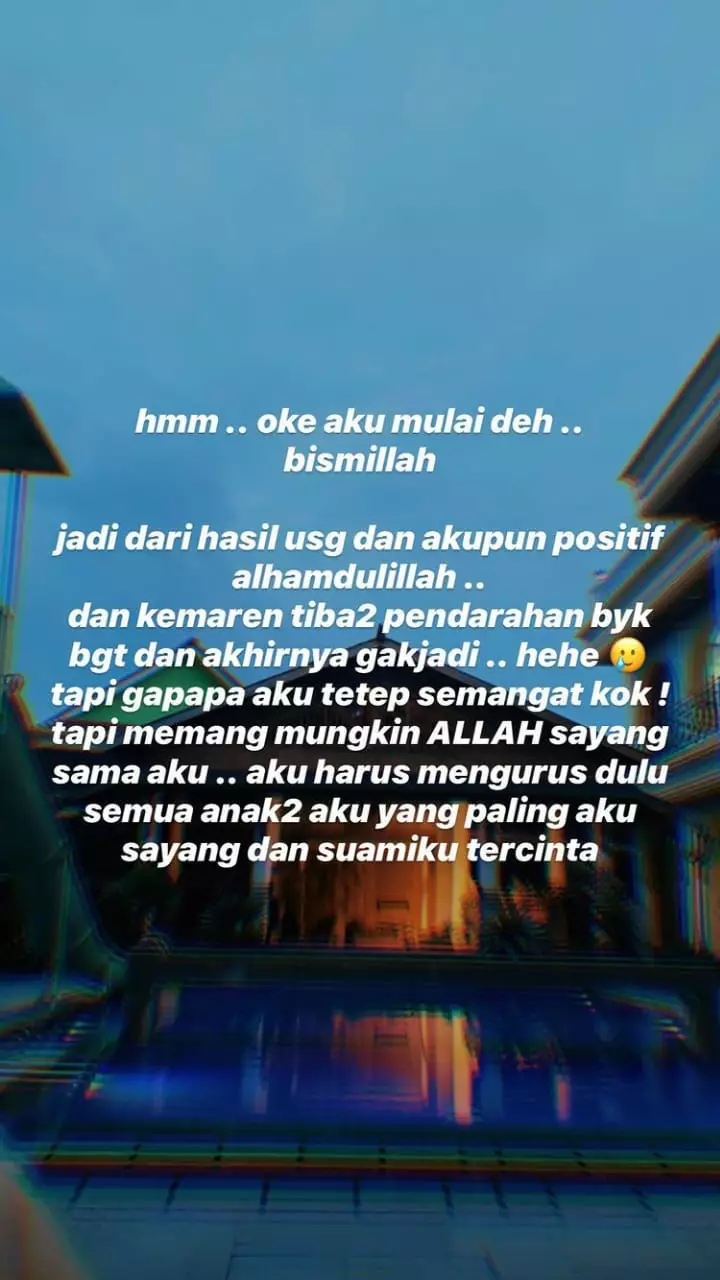 curahan hati nathalie © Instagram