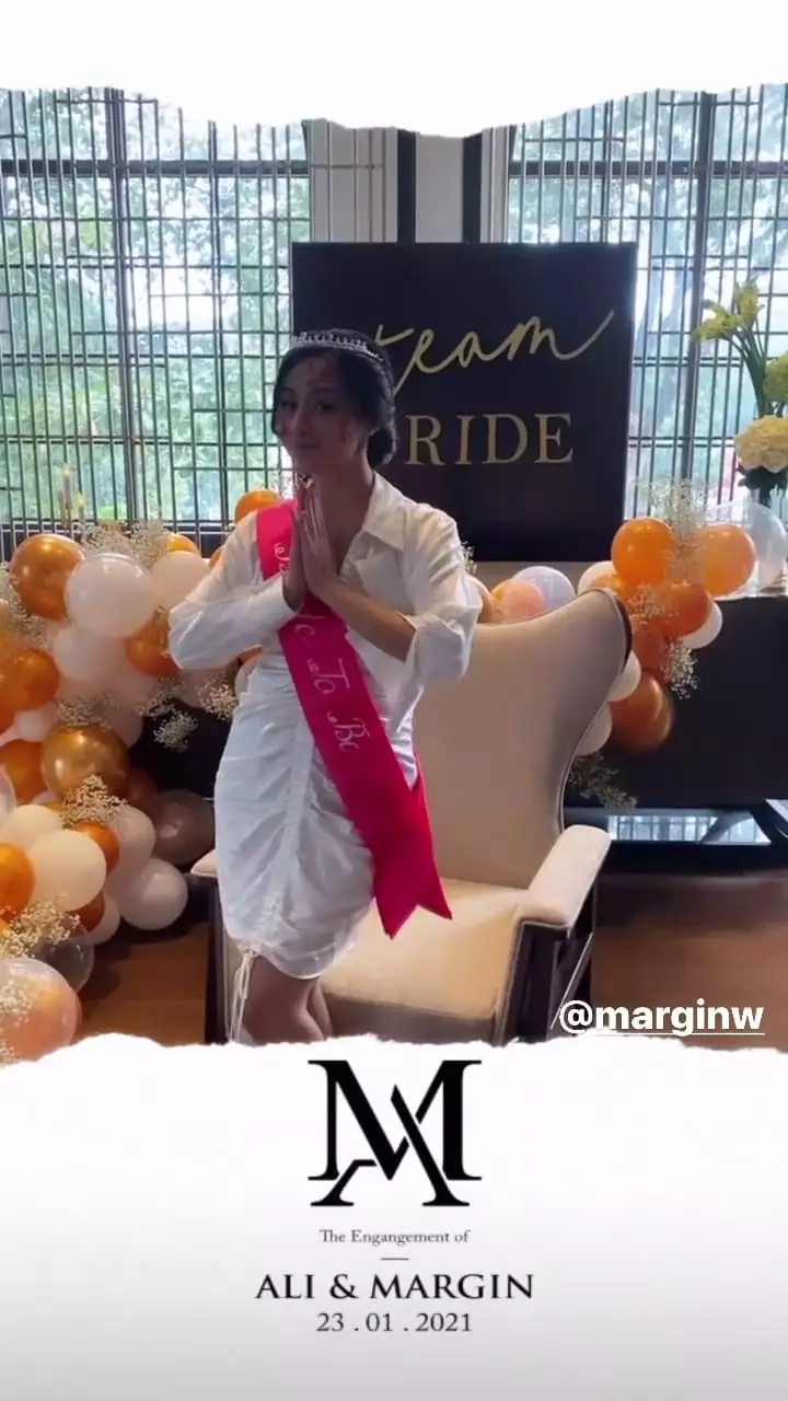 bridal shower margin © Instagram