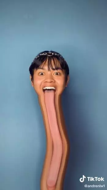 potret absurd gunakan filter TikTok TikTok