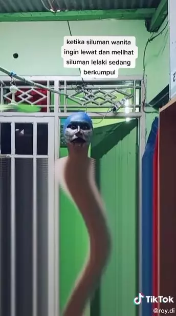 potret absurd gunakan filter TikTok TikTok