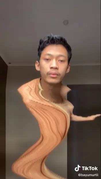 potret absurd gunakan filter TikTok TikTok